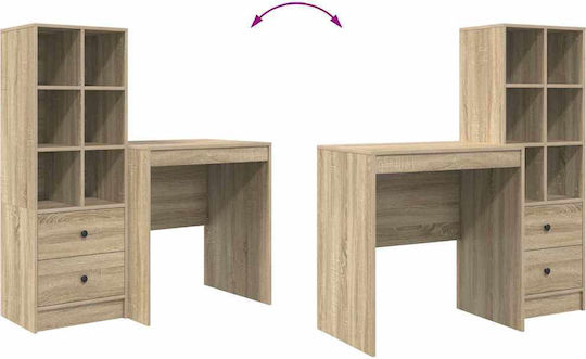 Wooden Desk Sonoma Oak 70x50x76cm