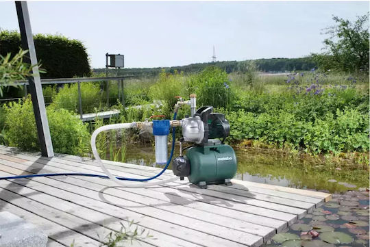 Metabo 600968000 Μονοβάθμιο Μονοφασικό Πιεστικό Συγκρότημα Νερού με Δοχείο 24 Λίτρων 900W