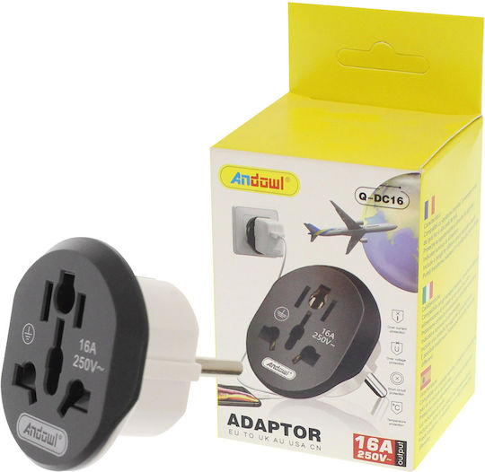 Andowl Qdc16 Адаптер за контакт от Универсален в Гърция