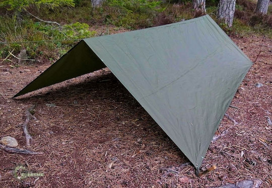 Mil-Tec Αδιάβροχος Μουσαμάς 120gr/m² 3x5μ. Ελαφρού Τύπου Χακί