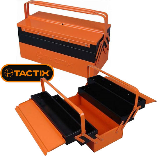 Tactix Geantă pentru scule Metalic 5 poziții Dimensiuni: L47xA20.5xÎ24.5cm