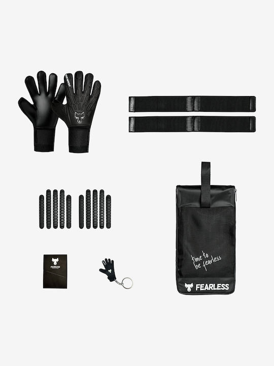 Fearless Goalkeepers Wolf V Kids & Adults Goalkeeper Gloves Black