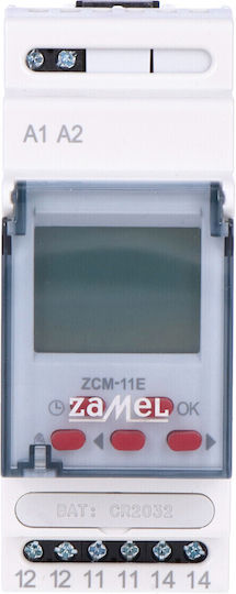 Zamel 1-channel Weekly Timer Programmer Econo 230v Ac Zcm-11e