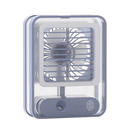 903487 USB Ventilator Mit Wasser und Beleuchtung Grün