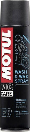 Motul Wash & Wax Polish MC Care E9 Καθαριστικό & Γυαλιστικό Κερί Μοτοσυκλέτας 400ml