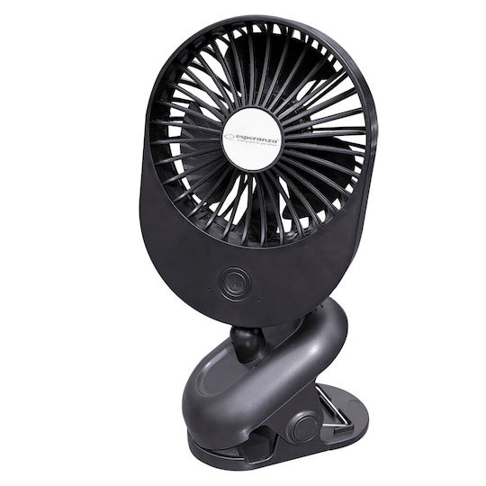 Esperanza Compact Fan Ανεμιστηράκι USB με Νερό 2W Μαύρο