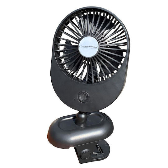 Esperanza Compact Fan Ανεμιστηράκι USB με Νερό 2W Μαύρο