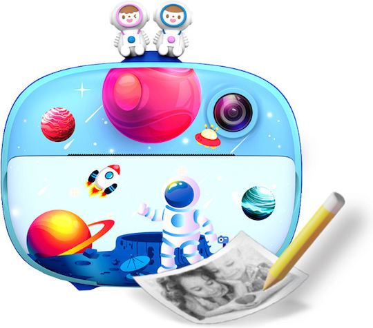 Kiddoboo FotoFun 2 Space Compact Φωτογραφική Μηχανή Μπλε