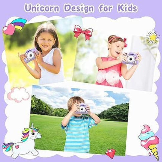 Unicorn Children's Camera Optical Zoom 4x Blue