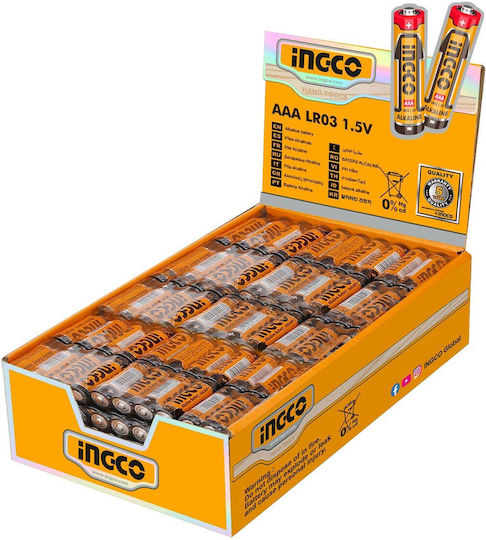 Ingco Αλκαλικές Μπαταρίες AAA 1.5V 4τμχ