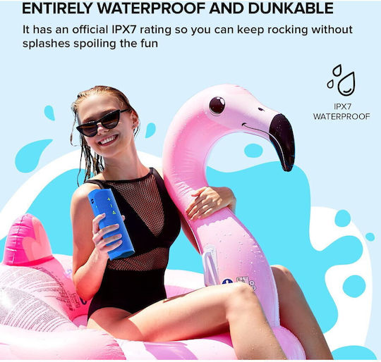 Creative Muvo Go Αδιάβροχο Ηχείο Bluetooth 20W με Διάρκεια Μπαταρίας έως 18 ώρες Μαύρο