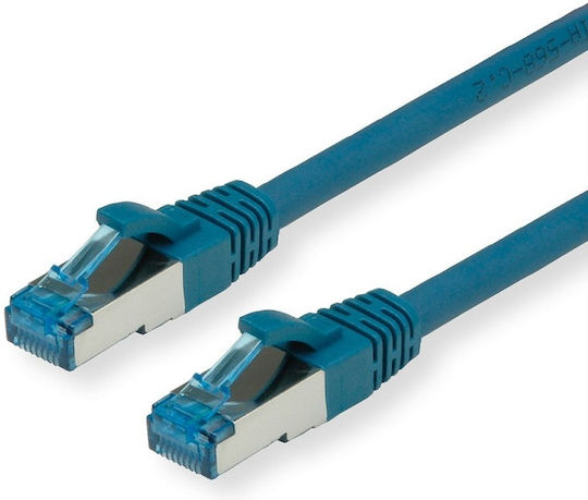 Value S/FTP Cat.6a Ethernet Network Cable 3m Blue 1pcs