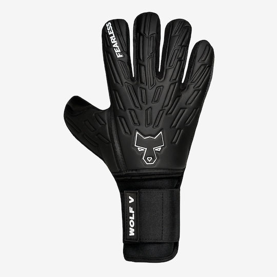Fearless Goalkeepers Wolf V Adults & Kids Goalkeeper Gloves Black