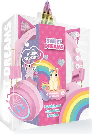 eKids 1081419 Ασύρματα Bluetooth Παιδικά On Ear Ακουστικά Sweet Dreams