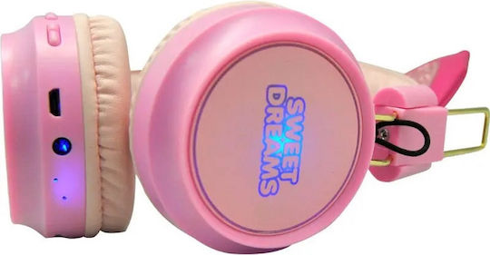 eKids 1081419 Ασύρματα Bluetooth Παιδικά On Ear Ακουστικά Sweet Dreams