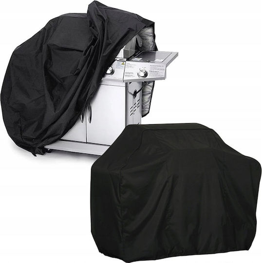 Hurtel Grill Cover Black from Oxford with UV Protection 190cmx71cmx117cmcm