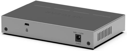 NetGear GS108EP-100EUS Managed L2 PoE Switch με 8 Θύρες Gigabit (1Gbps) Ethernet
