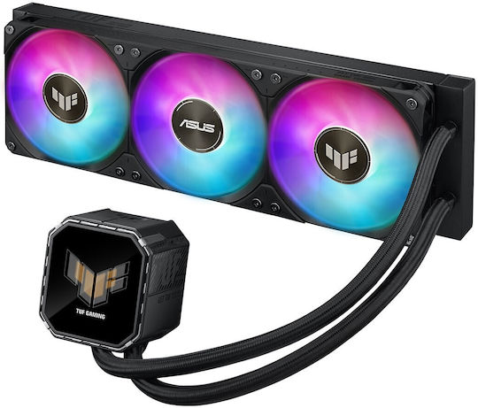 Asus TUF GAMING LC III 360 LCD Охлаждане AIO CPU с 3 Вентилатора 120mm и ARGB Осветление