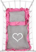 Lily Cradle Bed Dolls Canopy Prestige Pink