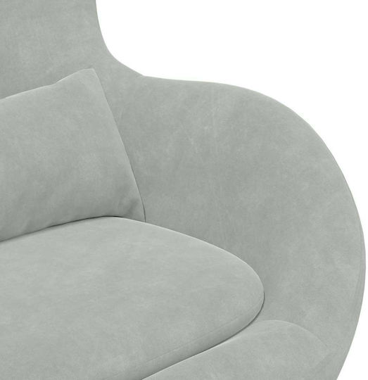 Πολυθρόνα 63x73x90cm Light Grey