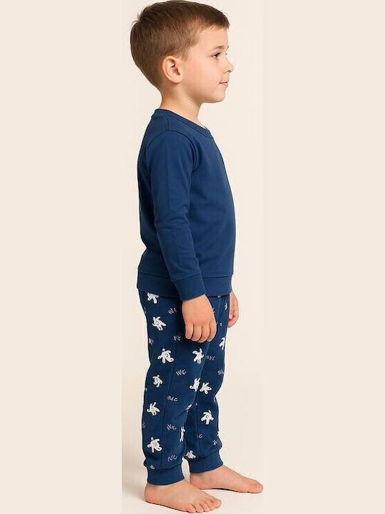 Join Kinder Schlafanzug Baumwoll Dark Blue