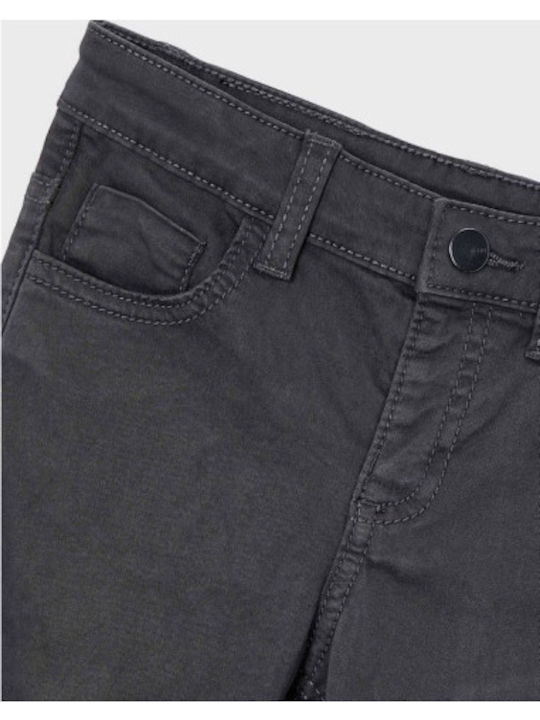 Mayoral Pantaloni din Material Textil pentru Copii Cărbune de lemn