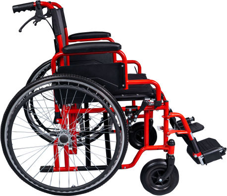 Kifidis Orthopedics Scaun Cu Rotile 24" Pliabil 76cm 0808527 Auriu