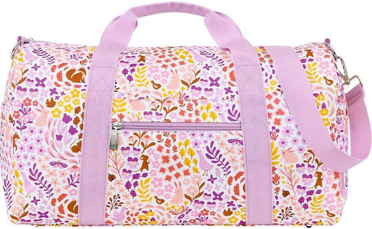 A Little Lovely Company Sack Voyage Pink Fabric L46xW22.5xH25cm