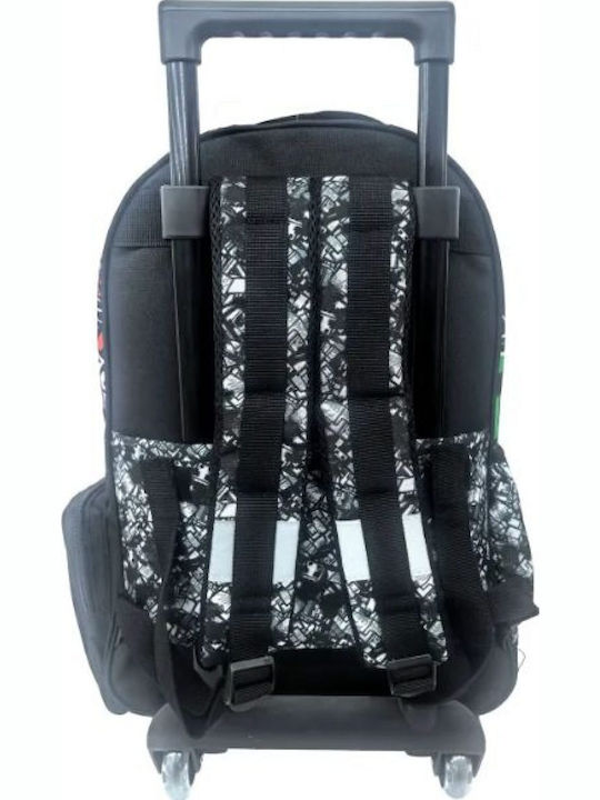 Gim Backpack School Bag Trolley Elementary, Elementary Minecraft Metro Art 27Liters