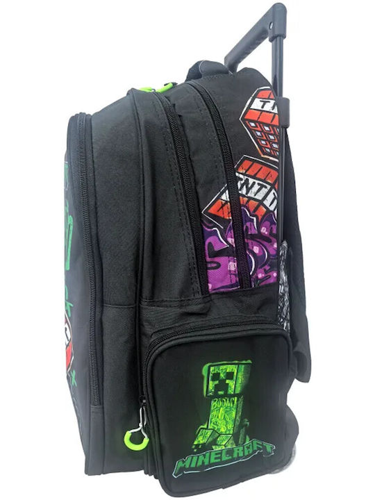 Gim Backpack School Bag Trolley Elementary, Elementary Minecraft Metro Art 27Liters