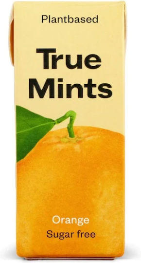 True Gum Καραμέλες με Γεύση Πορτοκάλι Χωρίς Προσθήκη Ζάχαρης 13gr