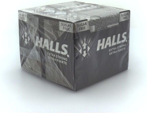 Halls Καραμέλες με Γεύση Extra Strong Χωρίς Προσθήκη Ζάχαρης 20τμχ 32gr
