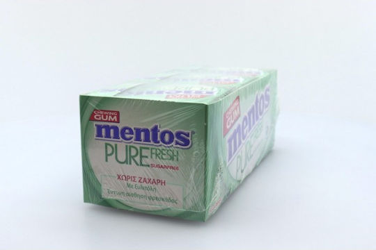 Mentos 20 Gume de mestecat Pure Fresh cu Aromă de Mentă verde 12buc 28gr