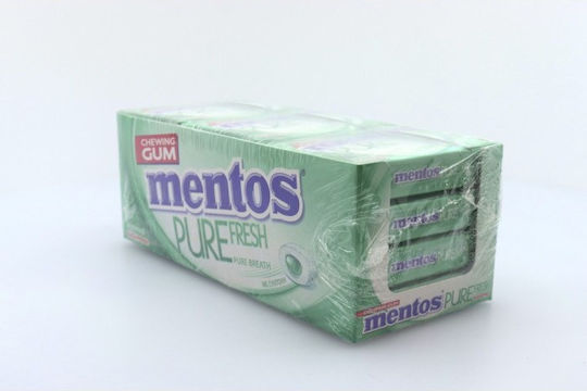 Mentos 20 Gume de mestecat Pure Fresh cu Aromă de Mentă verde 12buc 28gr