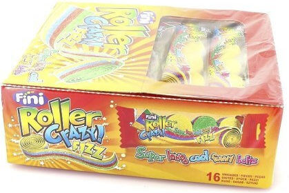 Fini Confectionery Roller Crazy Fizz 16pcs 80gr