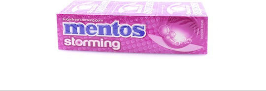 Mentos 12 Kaugummis Storming mit Geschmack Bubble Fresh Ohne Zuckerzusatz 12St 33g