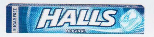 Halls Candies Original with Flavor Mint No Added Sugar 20pcs 32gr