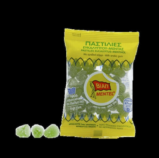 ViapMentel Παστίλιες Mentel με Γεύση Ευκαλύπτου 60gr
