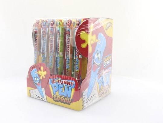 Забавен спрей-бонбон с писалка Johny Bee 6ml 36бр