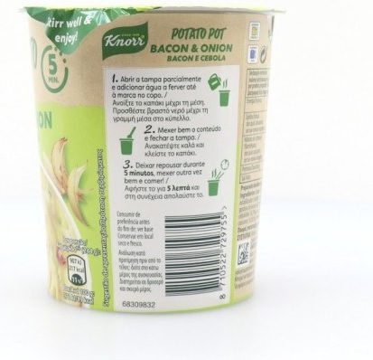 Knorr Έτοιμα Γεύματα Snack Pot 51gr