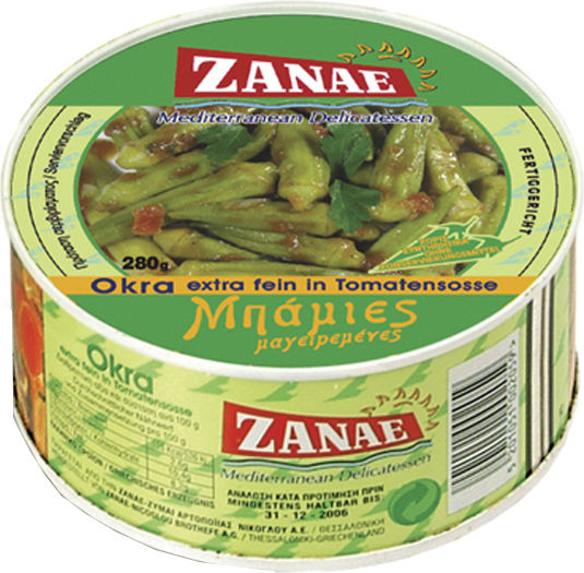 Zanae Okra in Olive Oil 280gr