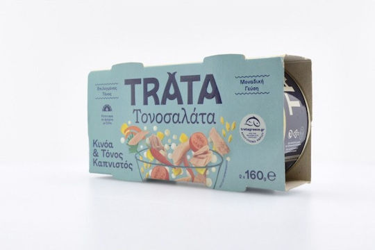 Trata Τονοσαλάτα με Κινόα & Τόνο Καπνιστό 160gr 2τμχ
