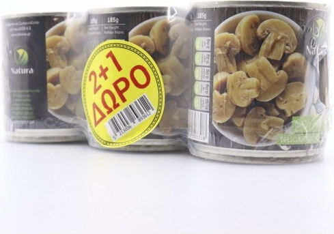 Natura Natural's Flavors Μανιτάρια 185gr 3τμχ