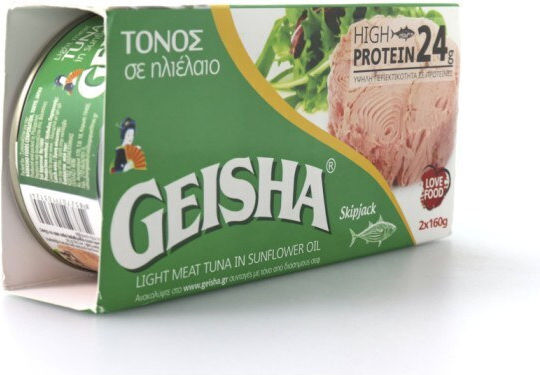 Geisha Τόνος Σε Ηλιέλαιο 160gr 2τμχ
