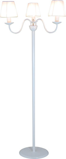 Home Lighting Dune Vintage Floor Lamp Height 158cm Matte White
