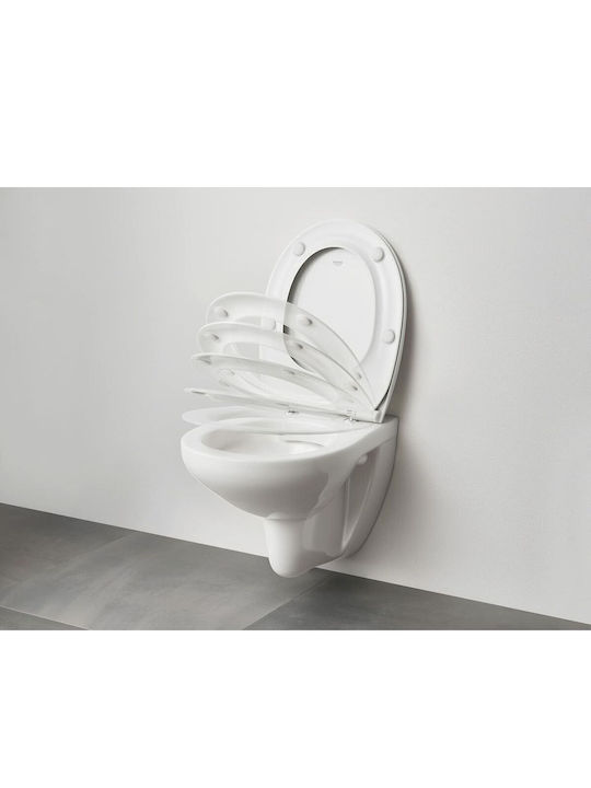Grohe Bau Toaletă montată pe perete Fără margine Albă