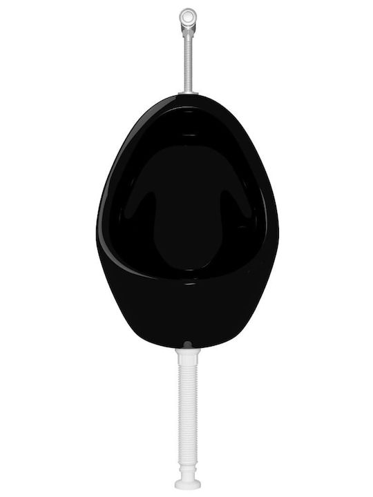 vidaXL Urinal Bottom Siphon Black