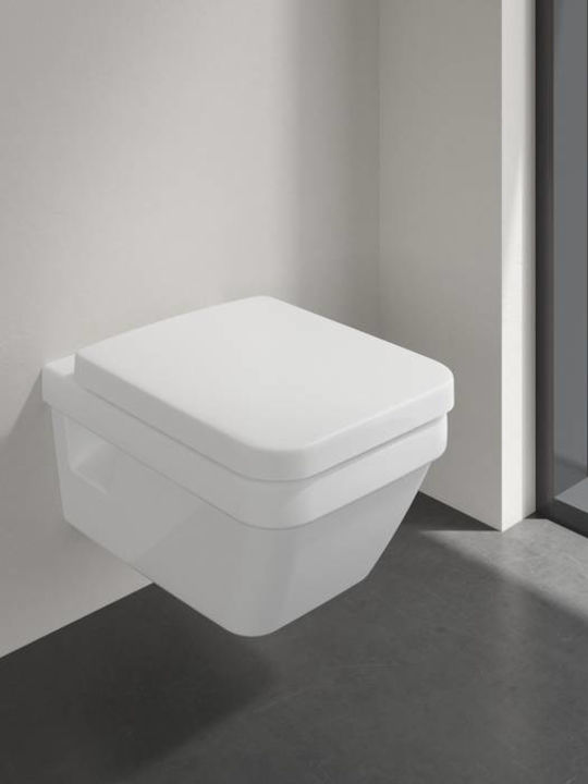 Villeroy & Boch Architectura Wandhängende Toilette Randlos mit Deckel Sanftes Schließen