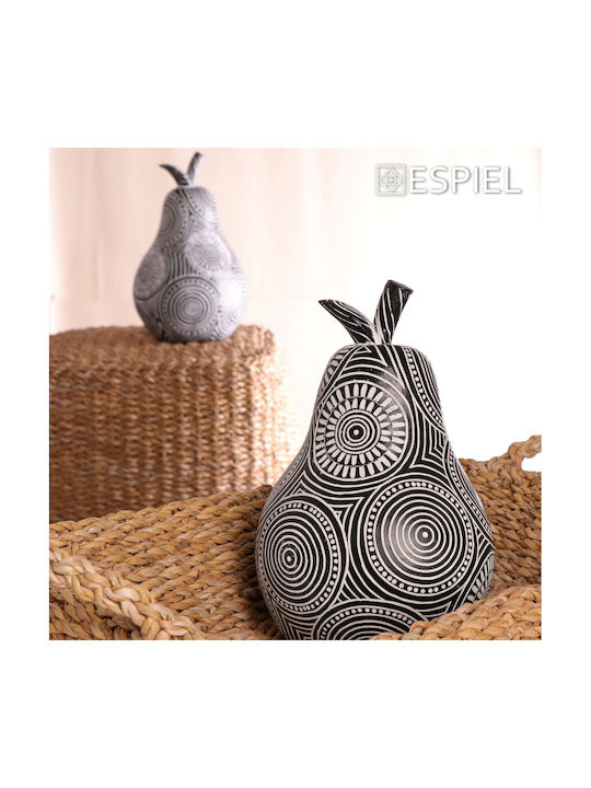 Espiel Декоративно Круша от Полиретан Black / White 14.8x13.5x23см 1бр