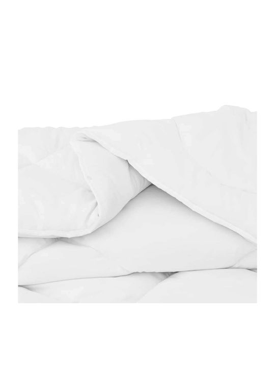 vidaXL Σετ Πάπλωμα Υπέρδιπλο με Γέμιση Microfiber 220x260εκ. Λευκό 3τμχ